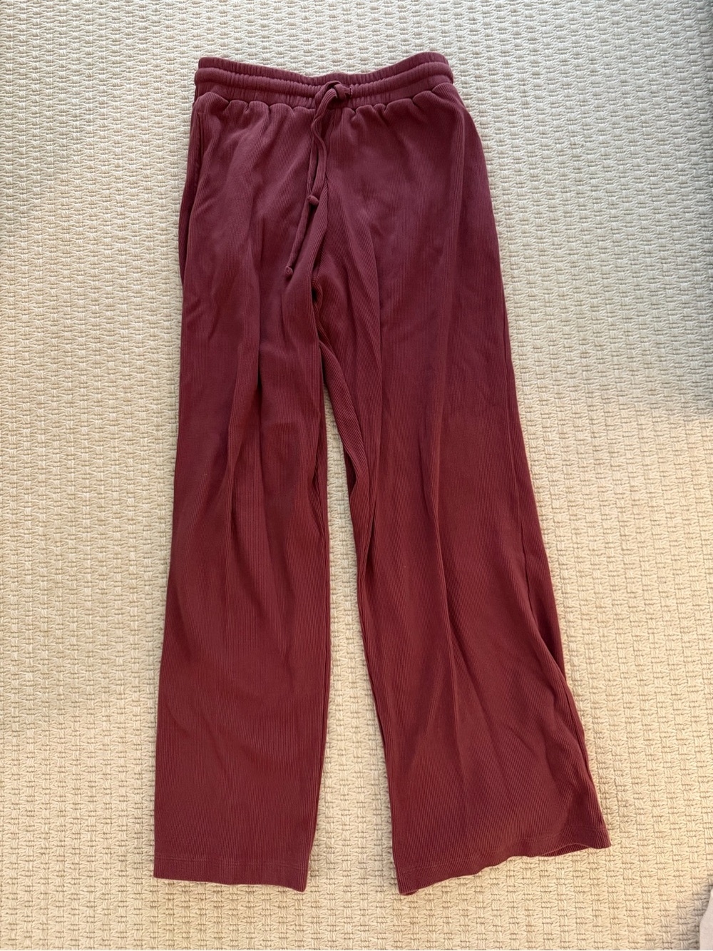 Daily Drills Vintage Thermal Pants M/L in Wine. Never worn